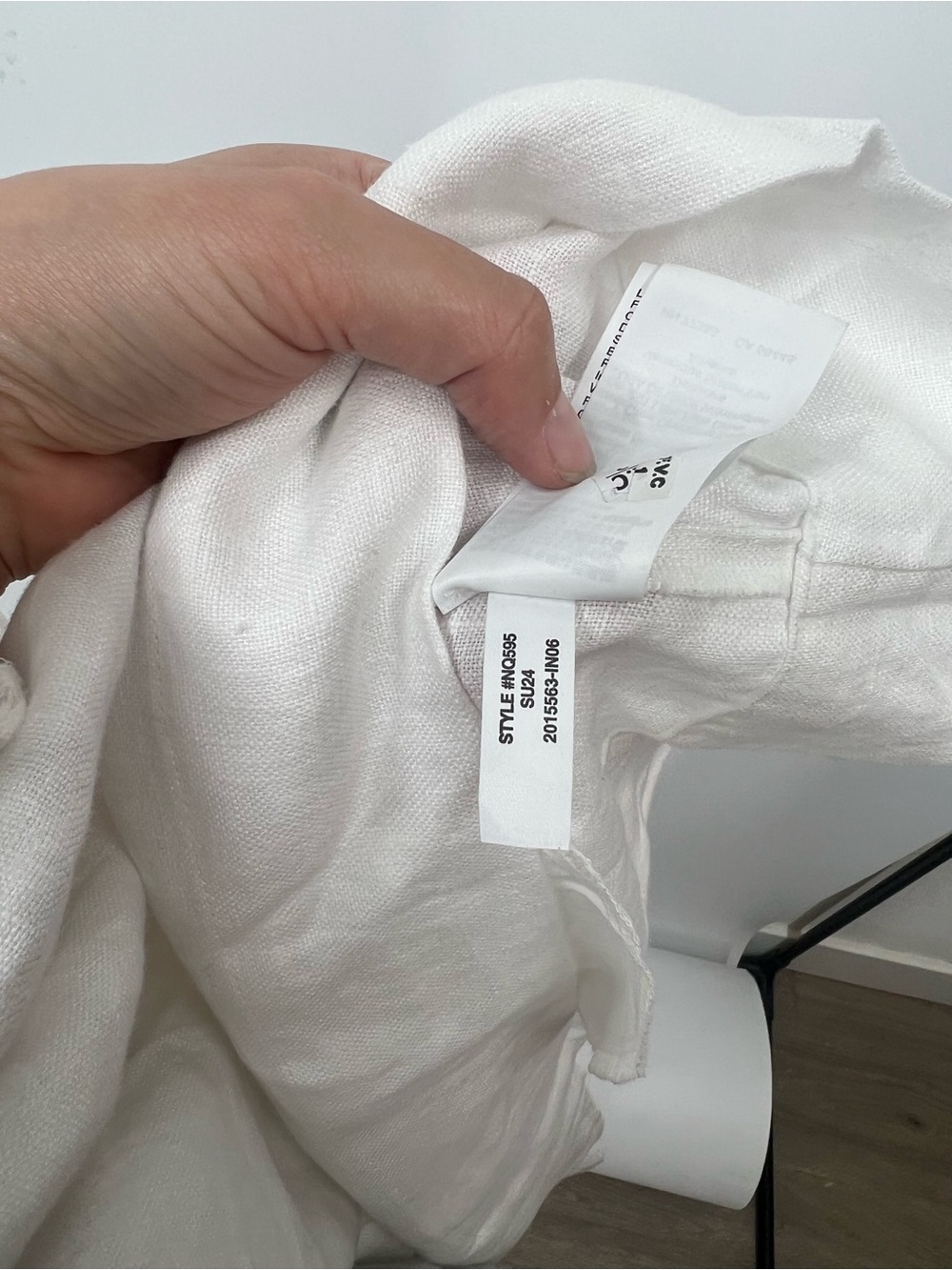 Madewell Embroidered Tank Mini Dress in Eyelet White Linen NWT - Picture 9 of 10
